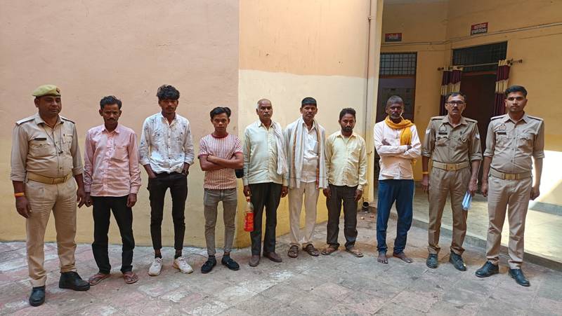 चैत्र नवरात्रि में कोन पुलिस की सख्ती, सात लोगों पर शांतिभंग की कार्रवाई