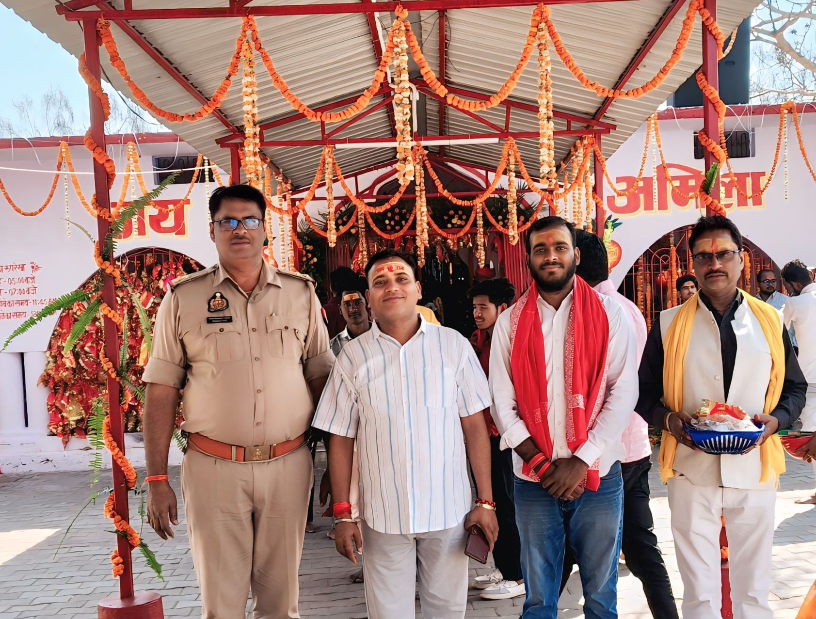 मां अमिला भवानी मंदिर में मनोकामना पूर्ण भव्य श्रृंगार