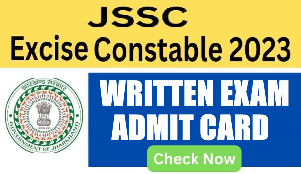 JSSC Excise Constable JECCE 2023 Admit Card