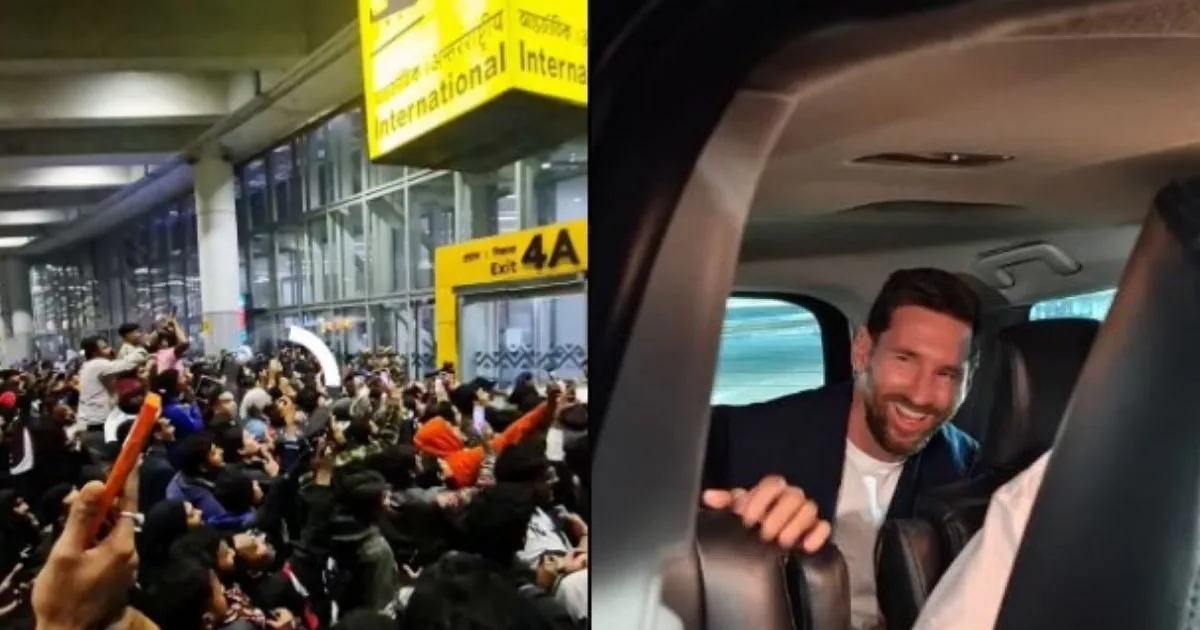 Lionel Messi reaches Kolkata: लियोनेल मेसी पहुंचे भारत, कोलकाता में हुआ जोरदार स्वागत