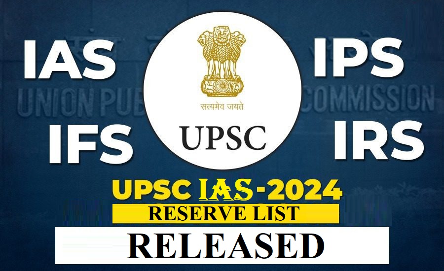 UPSC Civil Services IAS 2024 Reserve List Mark