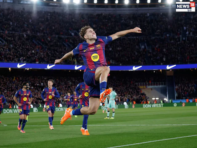 ऐतिहासिक स्टेडियम में बार्सिलोना की प्रचंड जीत से वापसी, फैंस के साथ मना जश्न