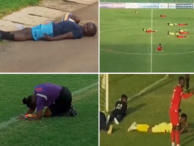 फुटबॉल मैच बना कॉमेडी शो, मैदान में घुसी मधुमक्खियां, जैसे-तैसे बचे खिलाड़ी