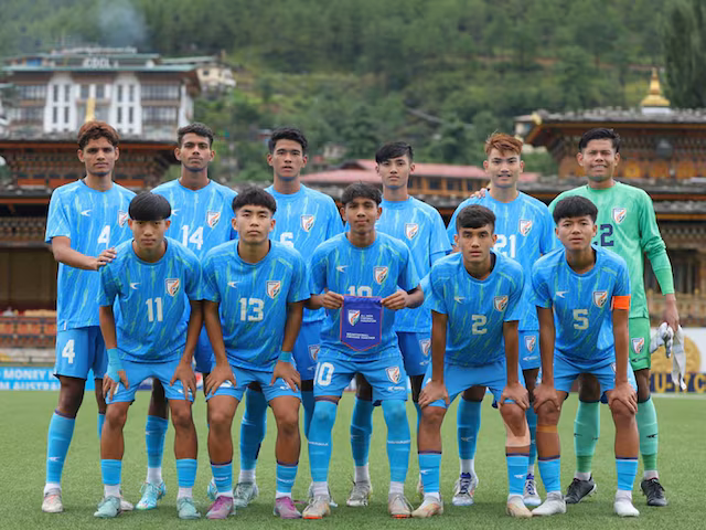 नेपाल को 3-0 से हराकर भारत सैफ अंडर-17 के फाइनल में पहुंचा, BAN से खिताबी जंग