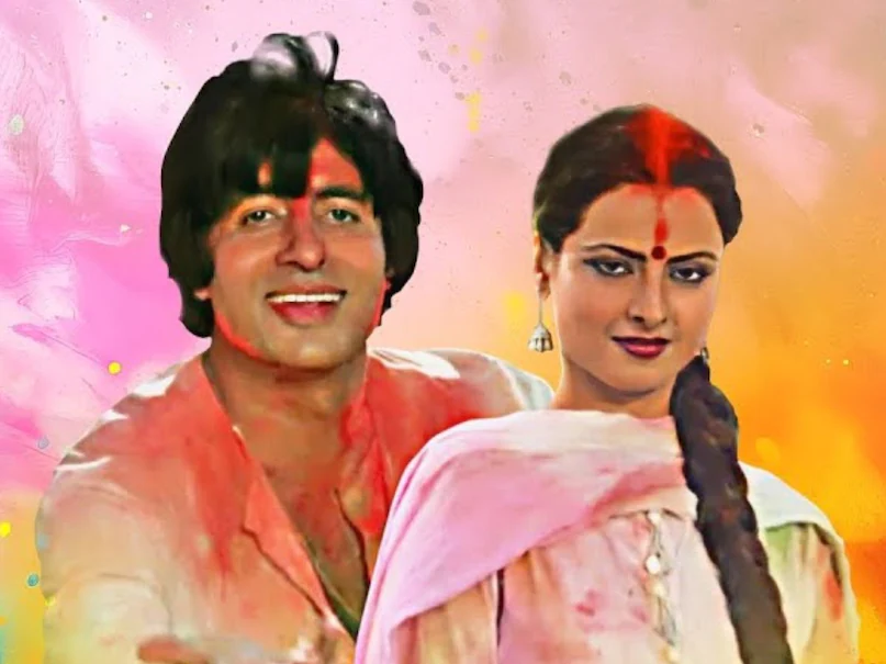 Amitabh Bachchan Rekha hit Holi song Rang Barse whose lyrics were written by Harivansh Rai know how Jaya Bachchan stunned Amitabh Bachchan Rekha hit Holi song Rang Barse whose lyrics were written by Harivansh Rai know how Jaya Bachchan stunned