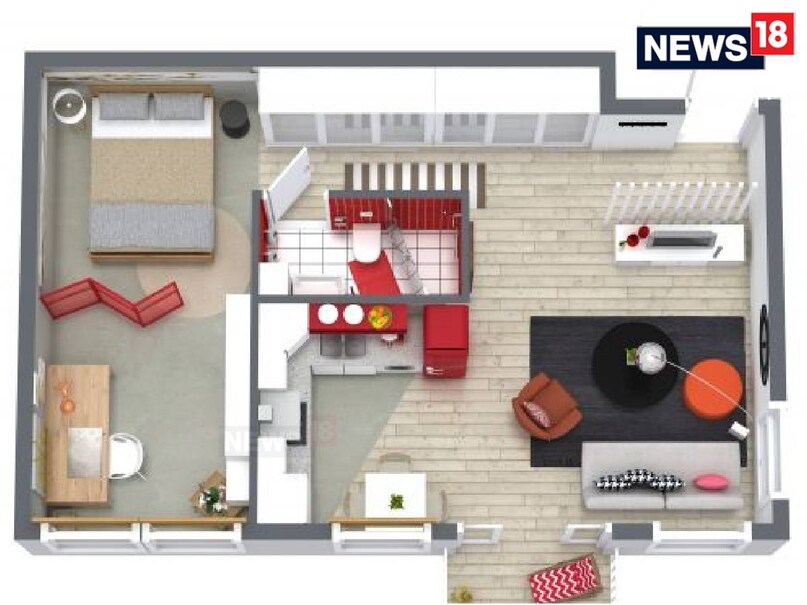 स्टूडियो अपार्टमेंट खासतौर पर रेडी टू लिव या फुली फर्निश्ड तरीके से तैयार किए जाते हैं. यहां टीवी से लेकर,गीजर, सोफा, बेड, एसी, किचर एप्लाइंसेज सहित सभी जरूरी चीजें मौजूद होती हैं. यानि कोई भी व्यक्ति बस एक जोड़ी कपड़े लेकर यहां ठहर सकते हैं. 