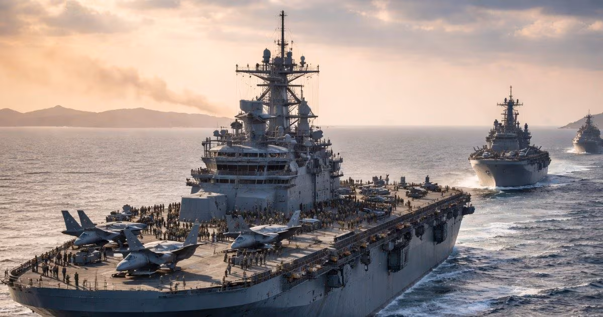 ईरान पर सबसे घातक प्रहार की तैयारी में अमेरिका! ट्रंप ने जापान से भेजे 2200 मरीन कमांडो, 3 जंगी जहाज और F-35 जेट
