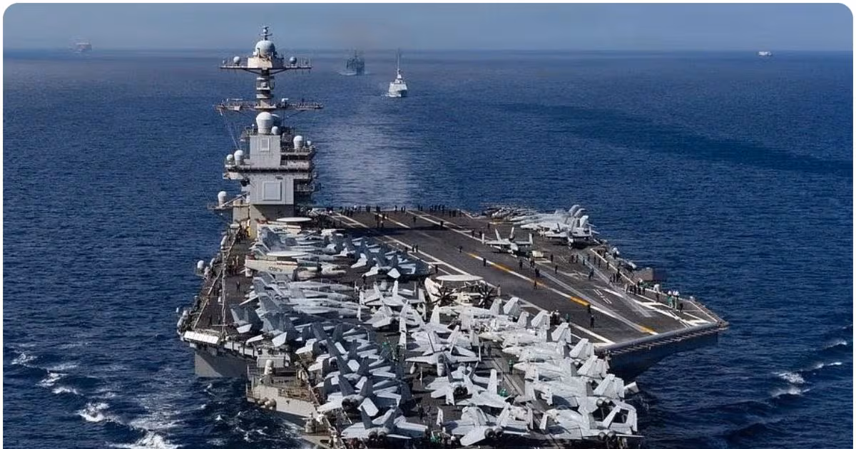 मिडिल ईस्ट से भागा दुनिया का सबसे बड़ा वॉरशिप, ईरान ने तोड़ा अमेरिका का गुरूर, 1 लाख टन का ‘ब्रह्मास्त्र’ फेल