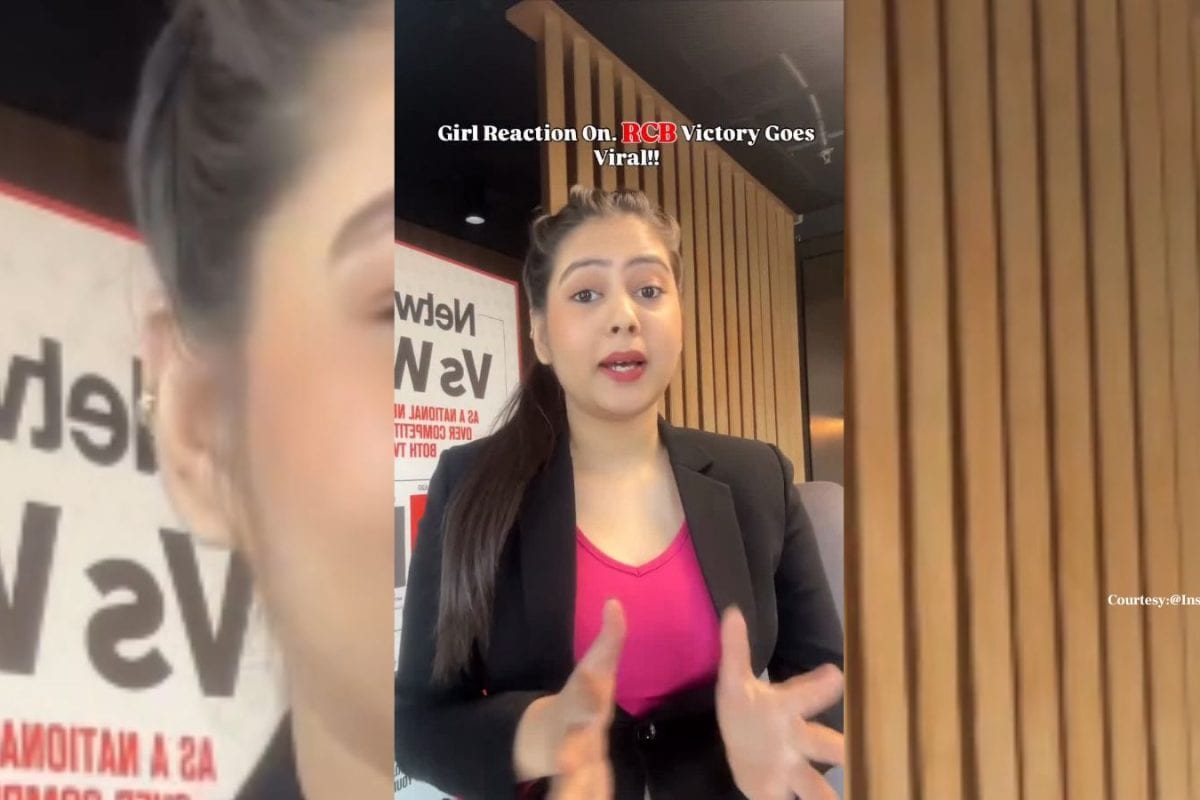 RCB की जीत पर लड़की का रिएक्शन वायरल, CSK सपोर्टर को ऐसे चिढ़ाया, देखें वायरल वीडियो..