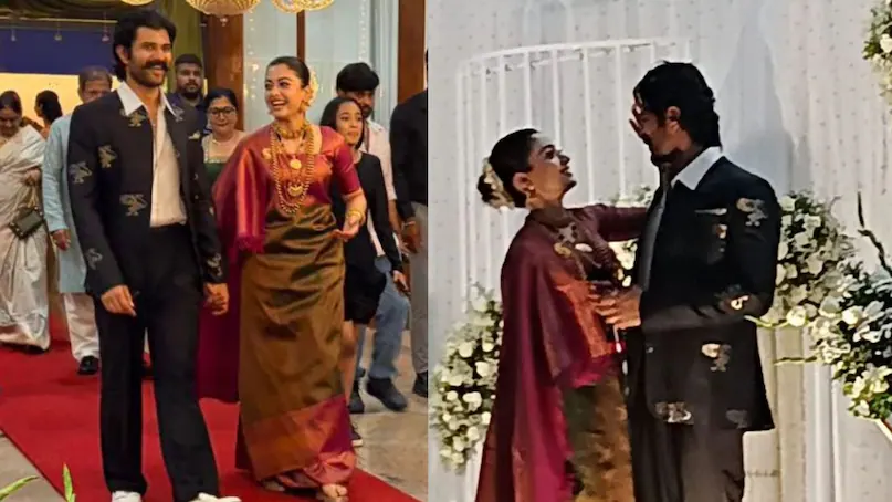 Vijay Deverakonda, Vijay Deverakonda Movies, Vijay Deverakonda Latest News, Rashmika Mandanna, Rashmika Mandanna Movies, Vijay Deverakonda- Rashmika Mandanna, Vijay Deverakonda- Rashmika Mandanna Coorg Reception, విజయ్ దేవరకొండ, రష్మిక మందన్నా, కూర్గ్ రిసెప్షన్, రష్మిక మందన్నా-విజయ్ దేవరకొండ రిసెప్షన్ ఫోటోలు, 