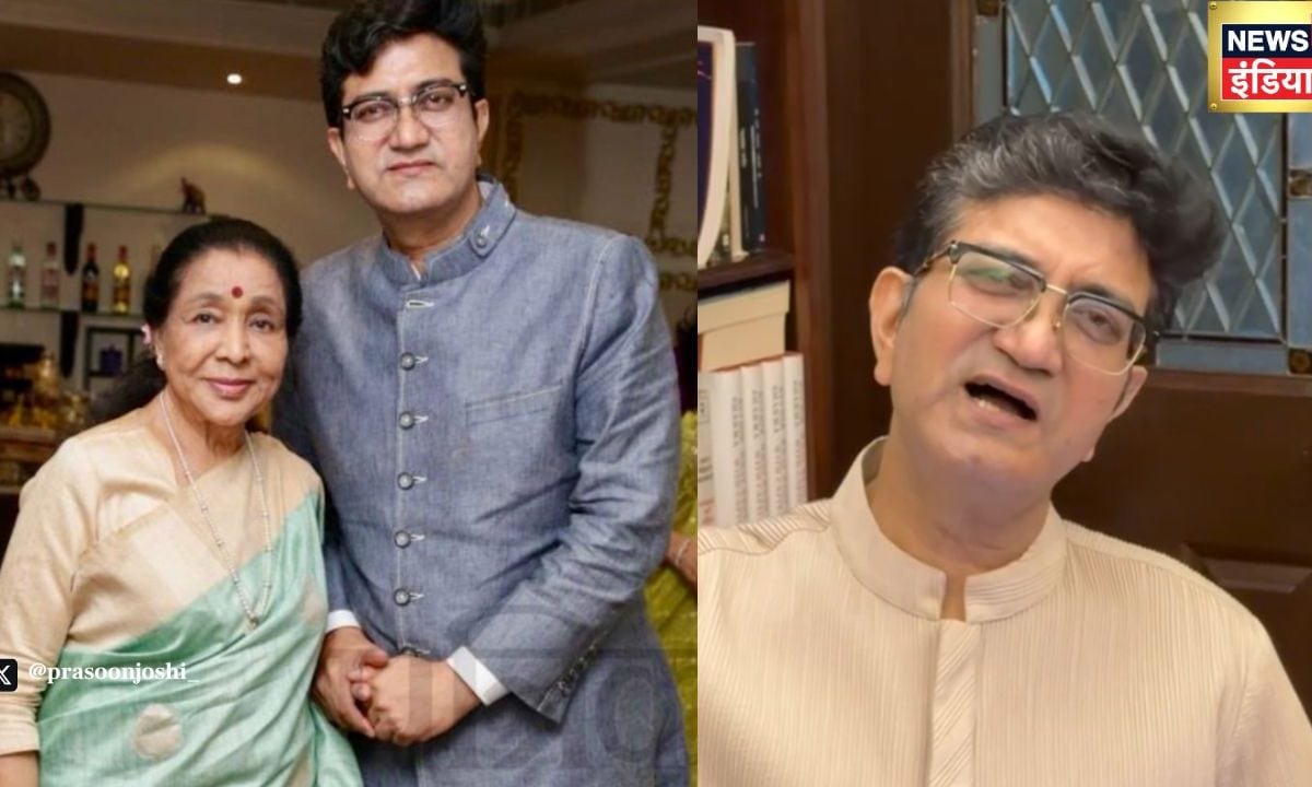 आशा भोसले पर कविता सुनाते हुए इमोशनल हुए गीतकार प्रसून जोशी! मानो आंखों में छलक आया हो यादगार मंजर