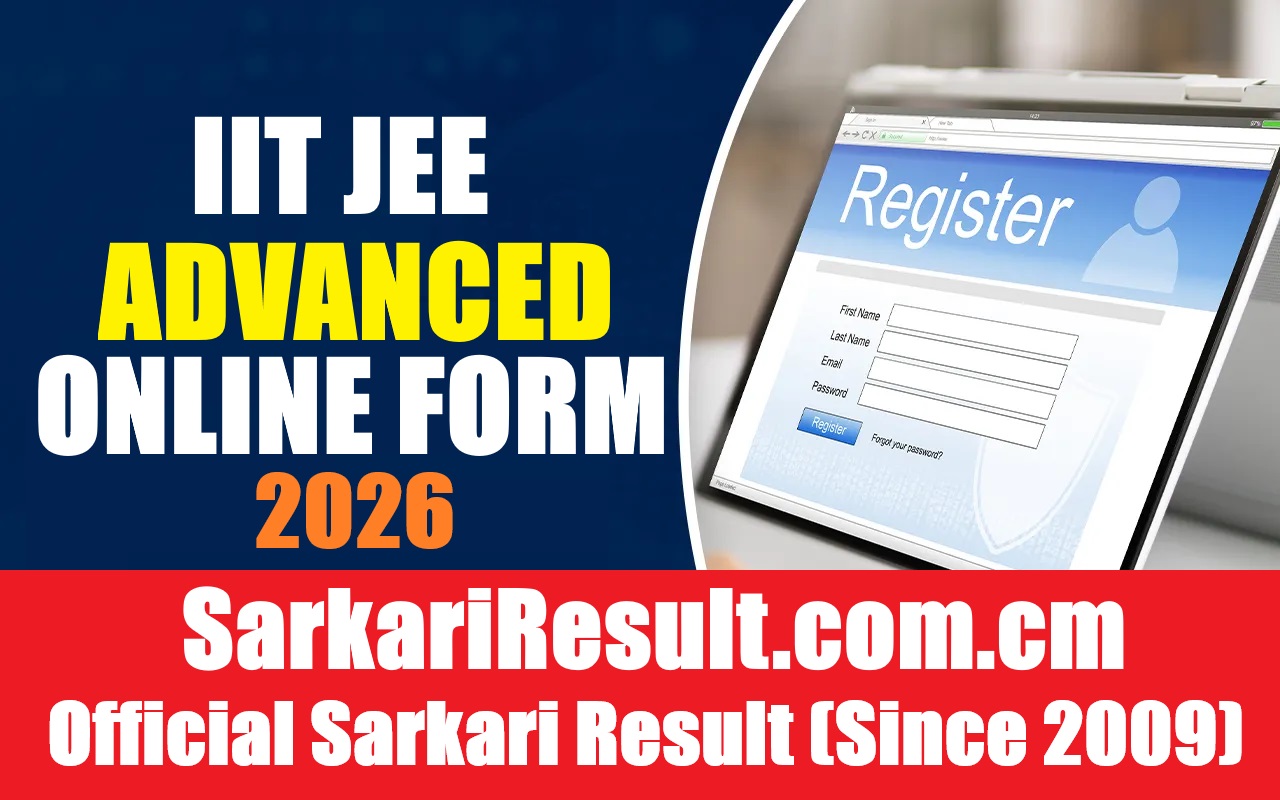 IIT JEE Advanced Online Form 2026