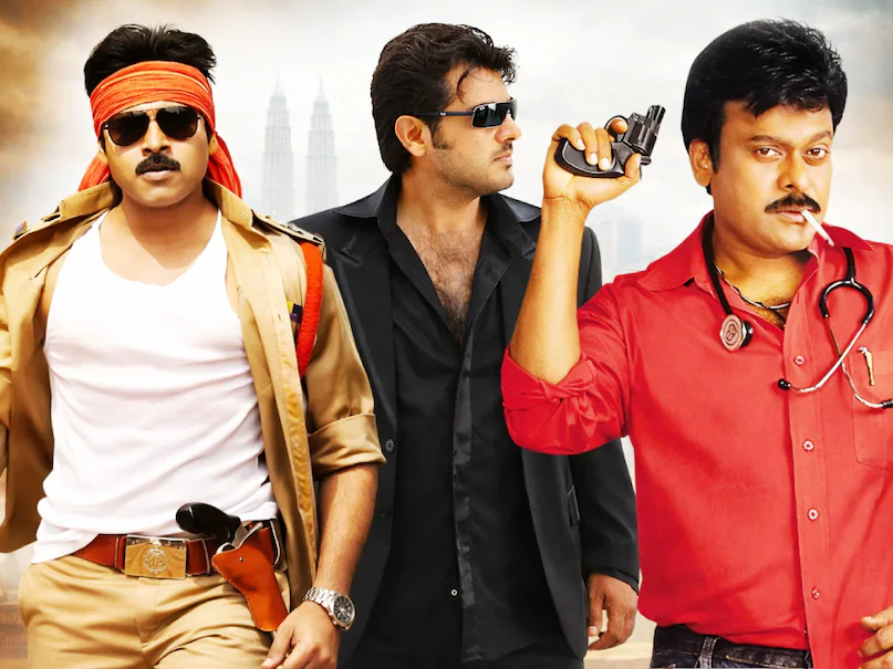 South Superstars Career and Bollywood Remakes, Pawan Kalyan Gabbar Singh Dabangg Success, Ajith Kumar Billa Don Remake Impact, Chiranjeevi Shankar Dada MBBS Records, Salman Khan and Sanjay Dutt Remakes in South, साउथ सुपरस्टार्स का करियर और बॉलीवुड रीमेक, पवन कल्याण गब्बर सिंह दबंग की सफलता, अजित कुमार बिल्ला डॉन रीमेक का असर, चिरंजीवी शंकर दादा एमबीबीएस रिकॉर्ड, सलमान खान और संजय दत्त की फिल्मों के रीमेक