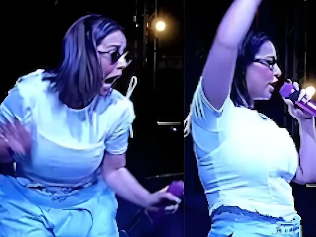 लाइव कॉन्सर्ट में छात्र की बदसलूकी, स्टेज पर फैन को देख सहम गईं सुनंदा शर्मा