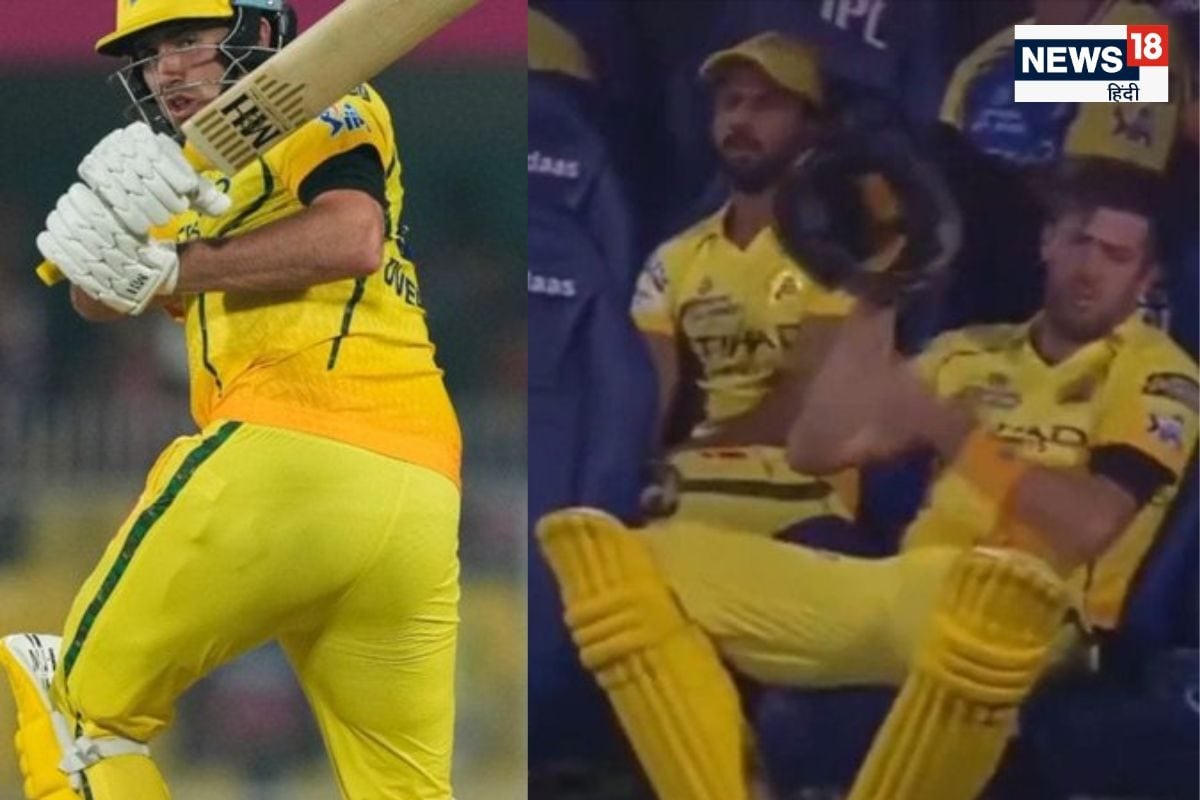 गुस्से में फेंका हेलमेट, CSK को नहीं जिता पाया तो आउट होते ही निकाली भड़ास
