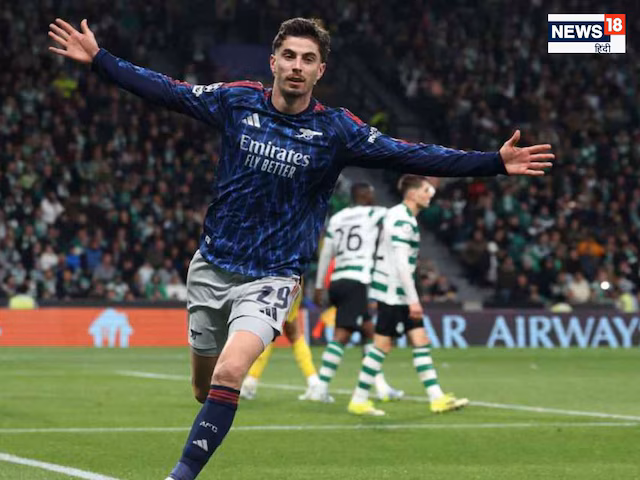 काई हावर्ट्ज के गोल से चैंपियंस लीग के सेमीफाइनल के करीब आर्सेनल