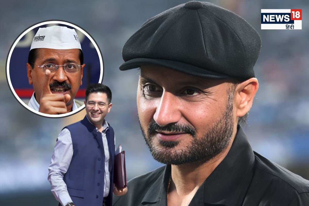 हरभजन सिंह ने ‘दूसरा’ पर अरविंद केजरीवाल क्लीन बोल्ड, राघव चड्ढा के साथ मिलकर आम आदमी पार्टी का किया ‘गेम ओवर’
