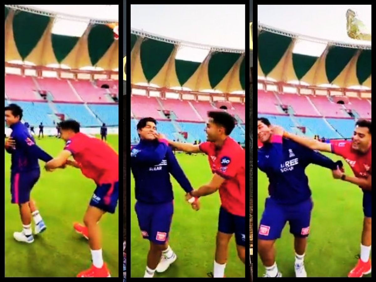 छोड़ो मेरे कपड़े फट जाएंगे …वैभव सूर्यवंशी की आईपीएल में हो रही रैगिंग, जबरदस्ती गाल पकड़कर खींचा