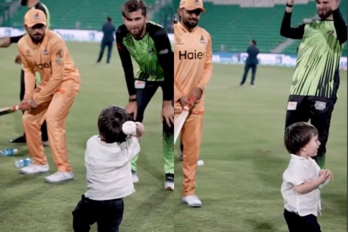 दूध पीते बच्चे से आउट हो गए बाबर आजम, पिता-पुत्र की जोड़ी का नहीं रहा खुशी का ठिकाना, वीडियो देखकर आप भी कहेंगे वाह…
