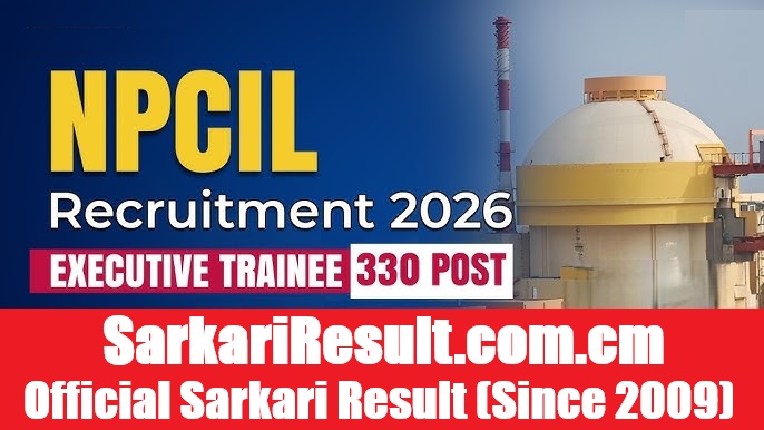 NPCIL Executive Trainee Recruitment 2026