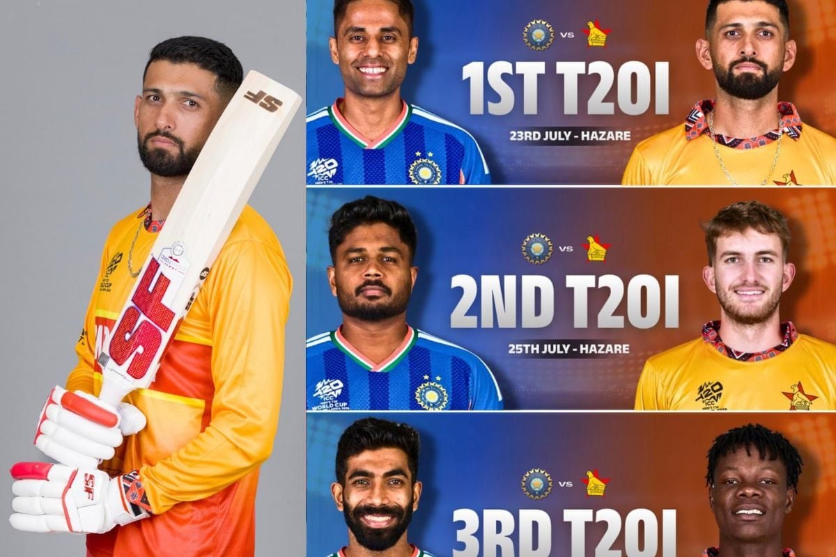 जुलाई में जिम्बाब्वे देखेगा टी-20 वर्ल्ड कप चैंपियंस का जलवा, भारतीय टीम 3 मैचों की खेलेगी सीरीज, हरारे में होगा हल्लाबोल