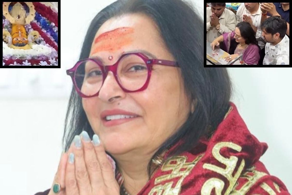खाटू श्याम के दरबार में पहुंचीं जया प्रदा, भक्ति में डूबीं एक्ट्रेस, ‘हारे के सहारे’ के सामने झुकाया सिर