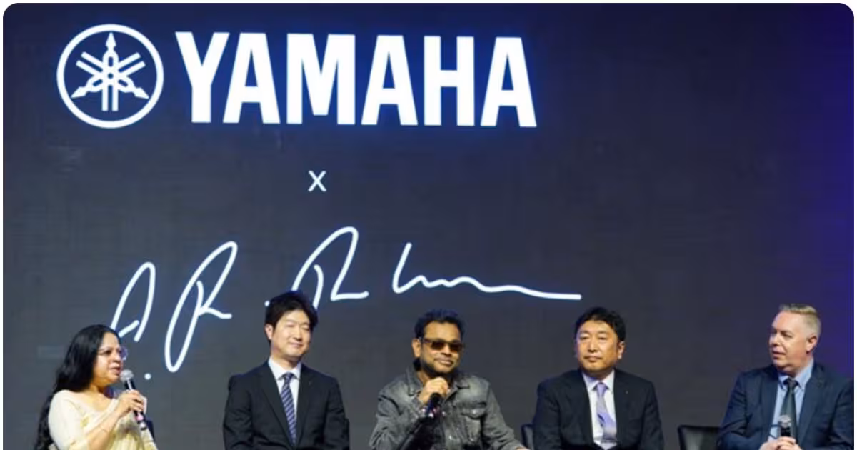 ए आर रहमान बने यामाहा म्यूजिक इंडिया के ब्रांड एंबेसडर, जानें क्या कुछ कहा?