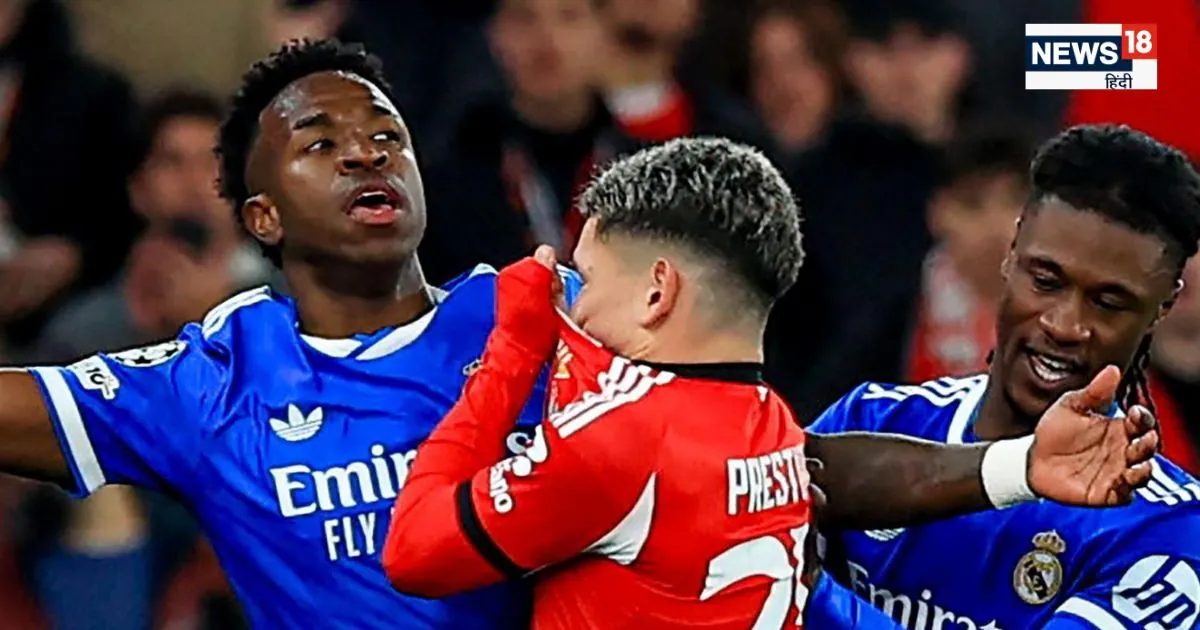 चैंपियंस लीग: विनीसियस जूनियर ने नस्लीय दुर्व्यवहार का आरोप लगाया