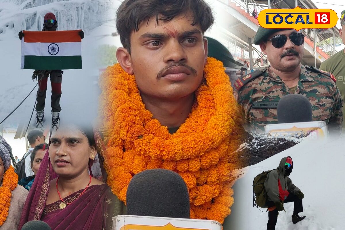 पिता चलाते हैं पोकलेन, 17 साल के बेटे ने 17,400 फीट की बर्फीली चोटी पर लहराया तिरंगा; प्रेरक है आकाश की कहानी