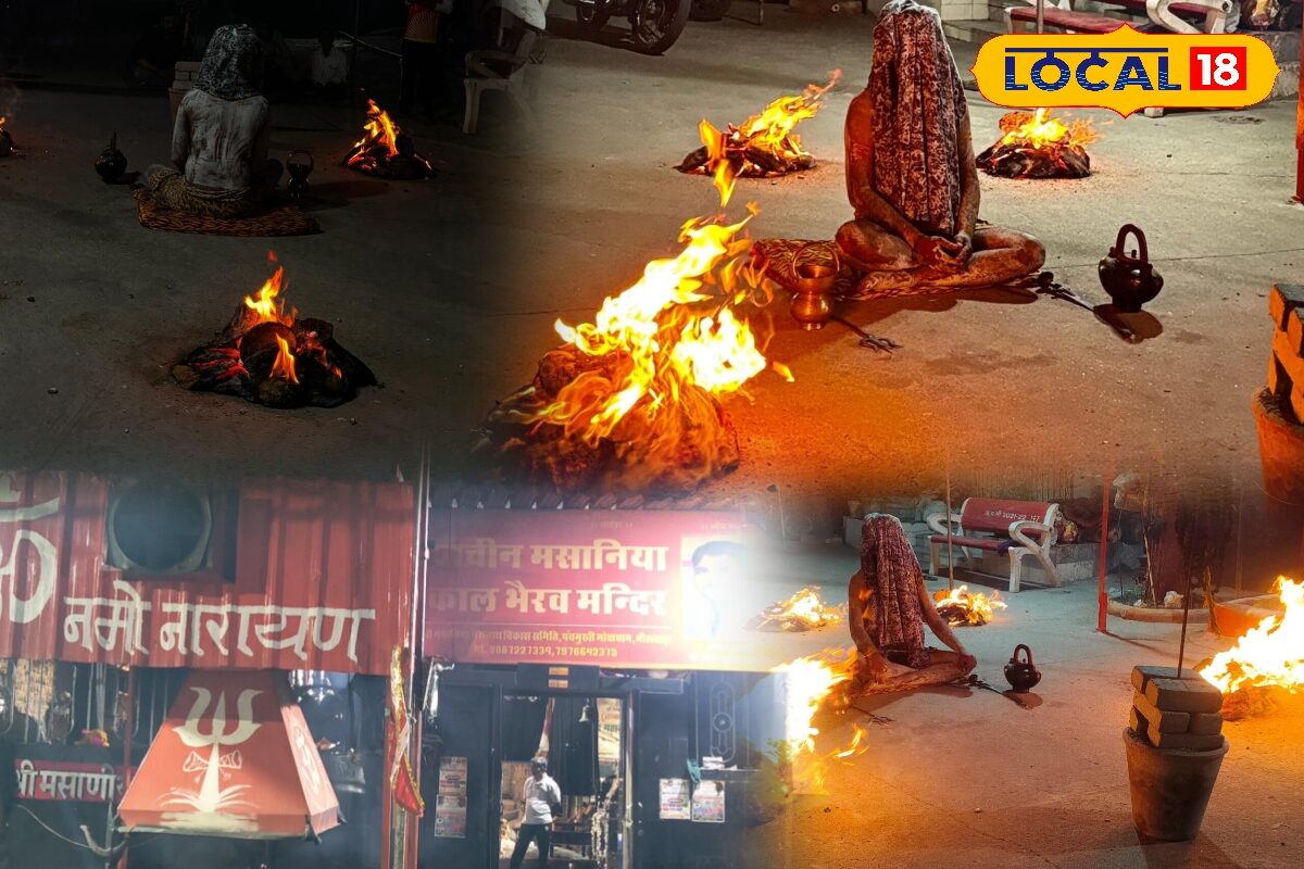 नौतपा में पांच धूनों के बीच अग्नि तप कर रहे संत, अच्छी बारिश की प्रार्थना, श्रद्धालुओं की उमड़ रही भीड़