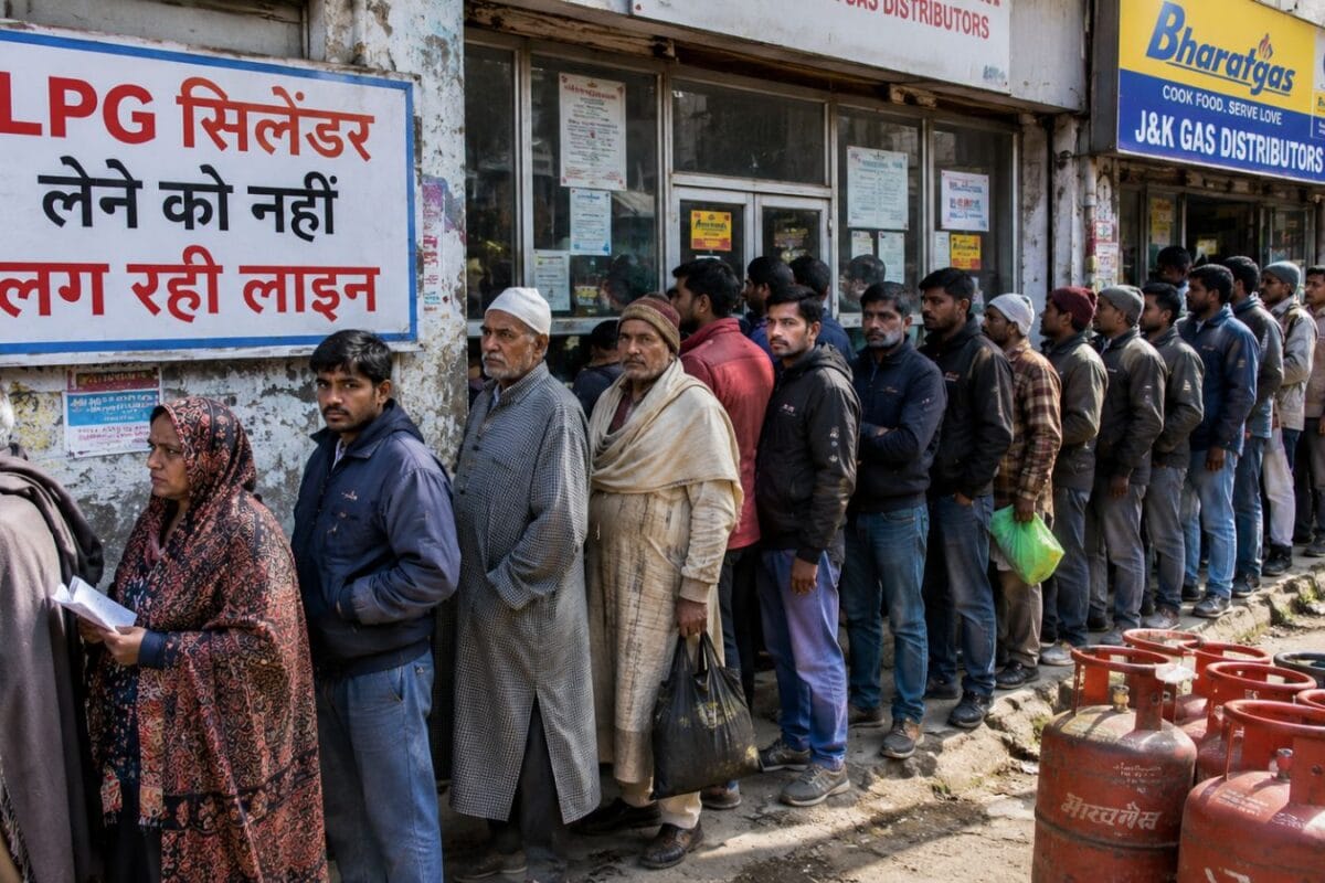 LPG स‍िलेंडर लेने को नहीं.. तो ग्राहकों की ये सारी भीड़ असल में जा कहां रही
