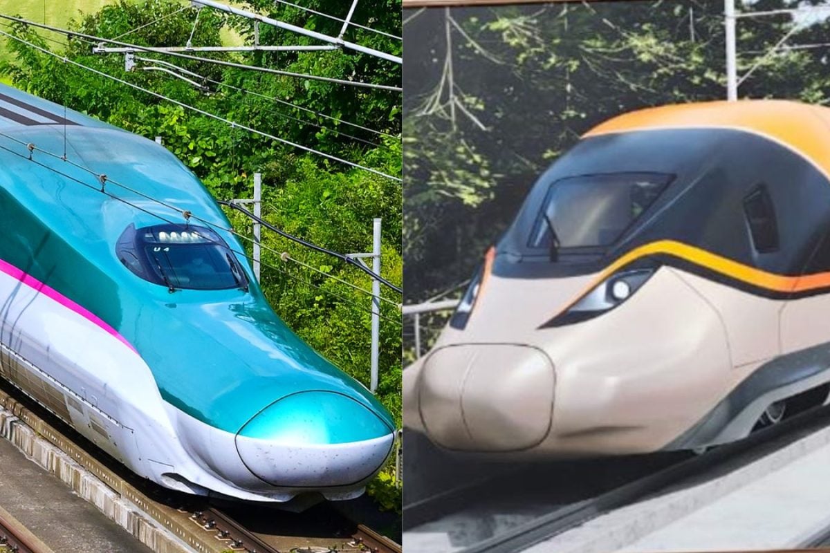 हूबहू E5 Shinkansen जैसी! भारत में बुलेट ट्रेन की पहली झलक देखकर आया खयाल… कैसी है ये ट्रेन?