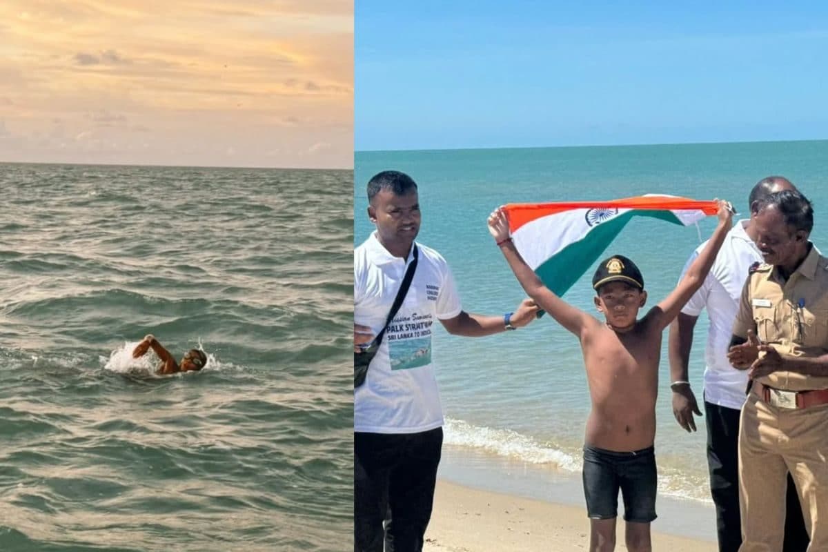 7 साल के बच्चे का कमाल, श्रीलंका से 29KM तैरकर पहुंचा भारत, वर्ल्ड रिकॉर्ड पर झारखंड CM ने की तारीफ