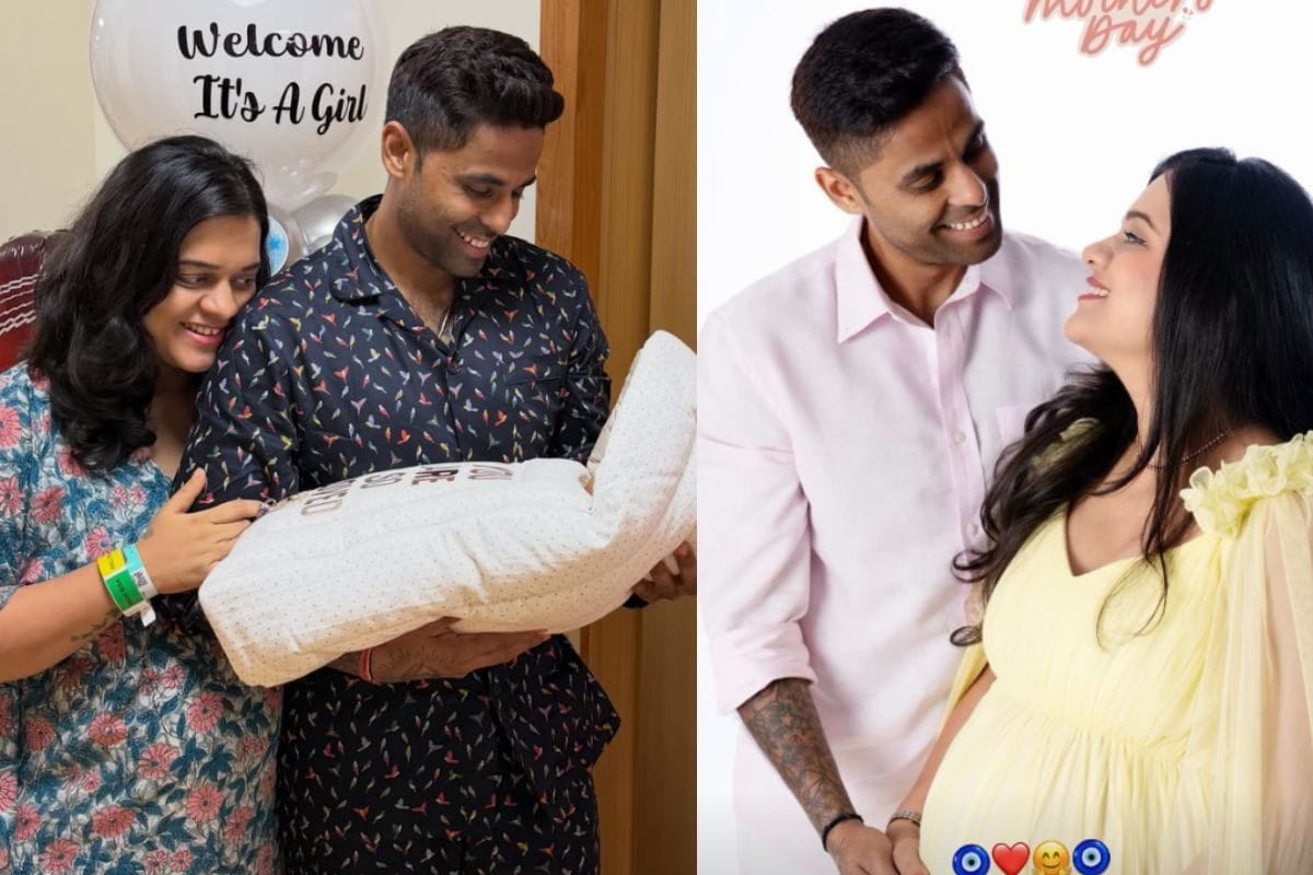 पापा बनने की खुशी में सूर्यकुमार यादव ने पैपराजी को बांटी मिठाई, बेटी का रखा ये क्यूट सा नाम, क्या है मतलब?