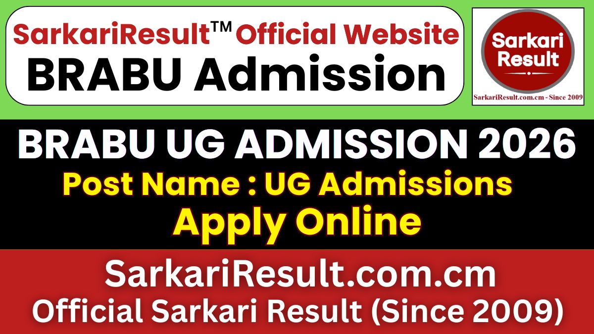 BRABU UG 2nd Merit List 2026 Out