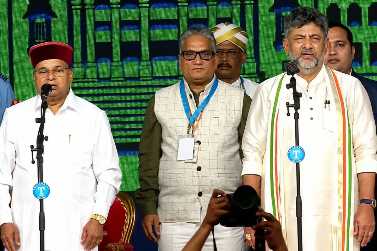 DK Shivakumar Cabinet: डीके शिवकुमार की कैबिनेट में सिद्धरमैया और मल्लिकार्जुन खरगे के बेटे, मंत्रिमंडल में खादर और यतींद्र नये चेहरे