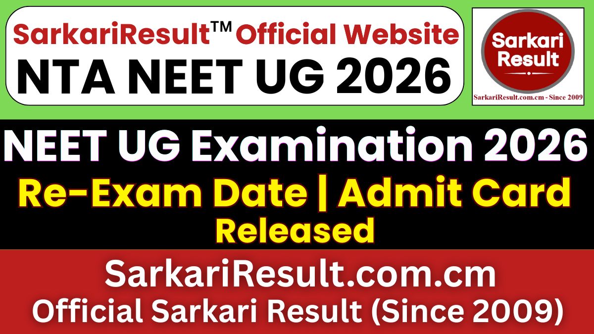 NEET 2026 Re-Exam Answer Key Out