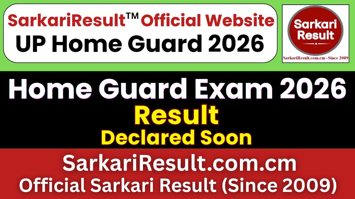 UP Home Guard Result 2026 Link Cutoff Marks