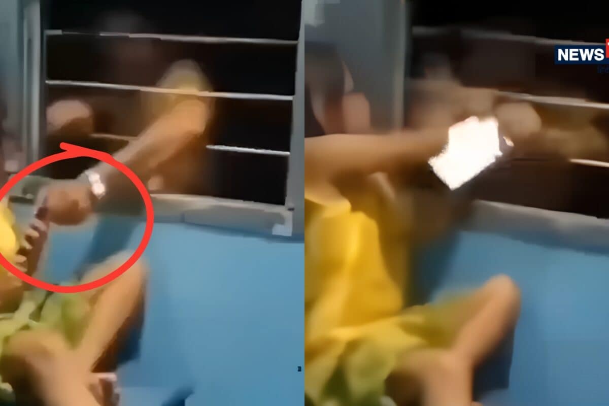 मम्मी… फोन… चीखती रह गई बच्ची! ट्रेन की खिड़की से चोर ने झपट लिया फोन…  हैरान कर देगा चोरी का वीडियो