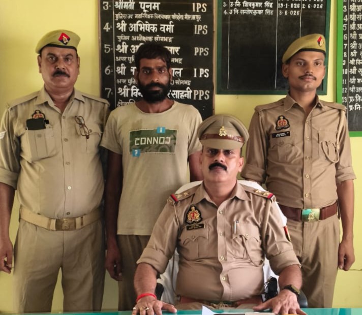 विंढमगंज पुलिस ने गैंगस्टर एक्ट के वांछित अभियुक्त को किया गिरफ्तार