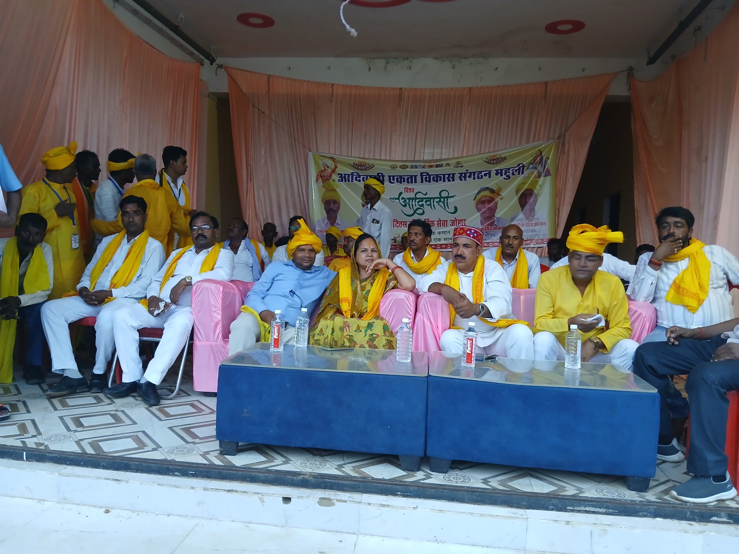महुली में विश्व आदिवासी दिवस पर भव्य आयोजन, शोभायात्रा और कर्मा-सैला नृत्य ने मोहा मन