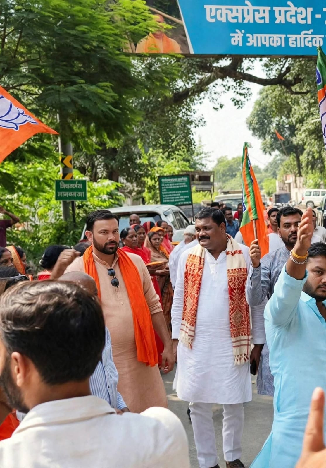 सेवा संकल्प अभियान की यात्रा विंढमगंज पहुंची, भाजपा कार्यकर्ताओं ने किया भव्य स्वागत