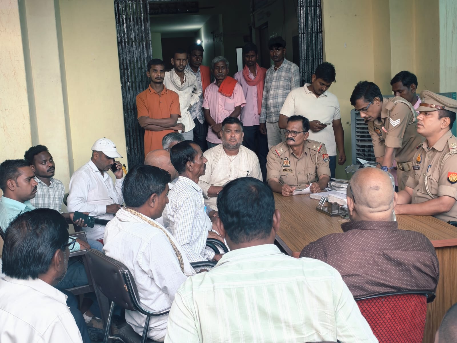 शारदीय नवरात्रि को लेकर पीस कमेटी की बैठक
