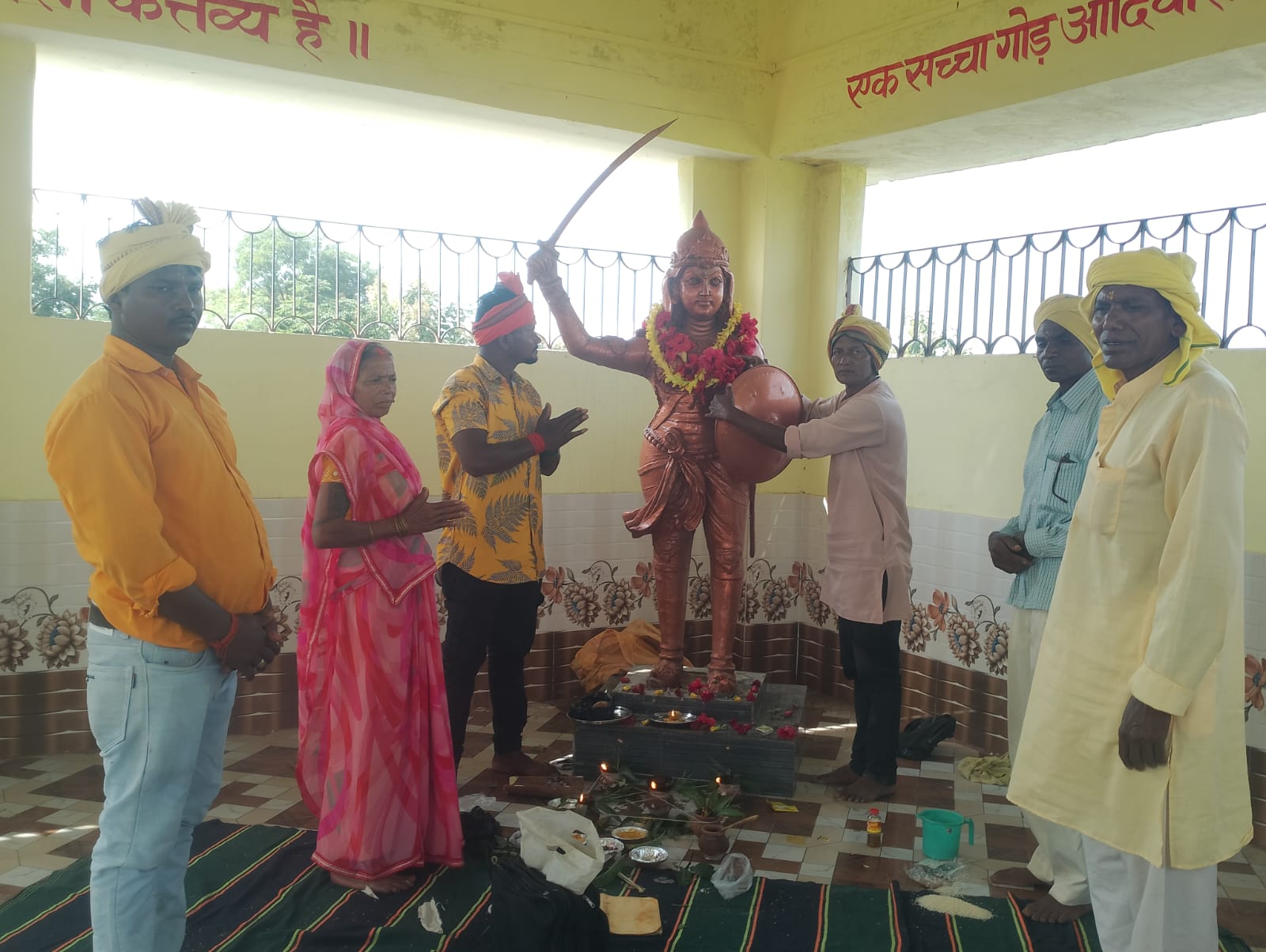 महारानी दुर्गावती की 502वीं जयंती पर श्रद्धापूर्वक किया गया नमन
